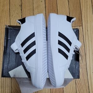 Adidas White and Black Sneakers
